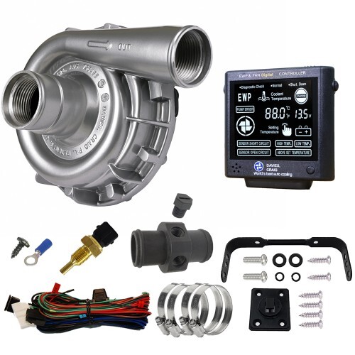 Davies Craig Water Pump, Remote Electric, 115LPM/30GPM, EWP115, 12V w/ Controller, Kit