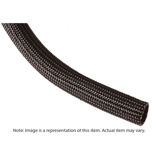 DCI Heat Shield, Insultherm (650C) 5/8 in. Fiberglass Cable Sleeving Pack of 6ft Black