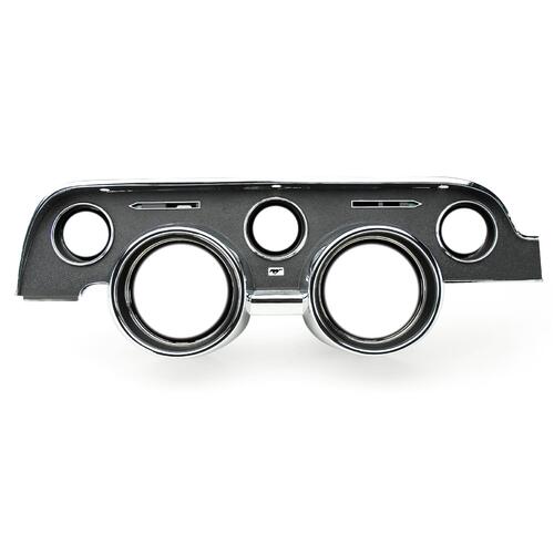 Dakota Digital Gauge Panel, Reproduction Camera Case Style, Black, Chrome Trim, For Ford, For Mustang, Each