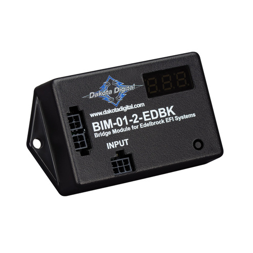Dakota Digital Interface Module, Edelbrock, EFI, Plastic, Black, Coolant Temp, Intake Temp, Fuel Pressure, or Air/ Fuel Ratio, Each