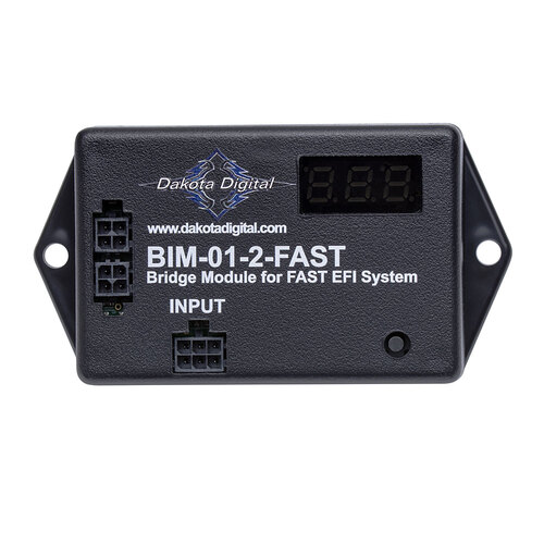 Dakota Digital Interface Module, FAST XFI, EFI, Plastic, Black, Coolant Temp, Intake Temp, Fuel Pressure, or Air/ Fuel Ratio, Each