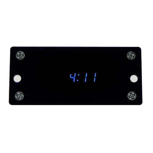 Dakota Digital Digital Clock, 1973-85 For Jeep, Blue or Teal Display, Each