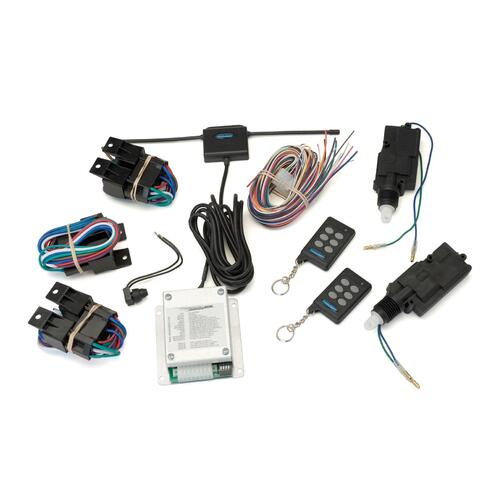 Dakota Digital Keyless Entry System, 4-door, Two Remotes, Control Box, Wiring Harness, Two 12 lb. Door Release Actuators, Kit