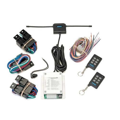 Dakota Digital Keyless Entry System, 10-function, 4-door Style, Two Remote Transmitters, Control Box, Wiring Harness, Kit
