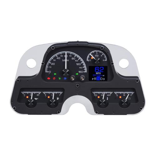 Dakota Digital Gauge Kit, HDX Series, Analog/Digital, Black, Multicolor, 1962- 84 For Toyota FJ, Kit