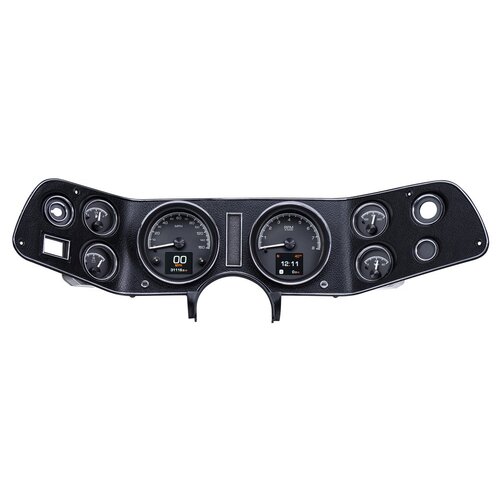 Dakota Digital Gauge Kit, Analog/Digital, Black Background, Multicolour Display, 1970- 81 For Chevrolet For Camaro, Kit