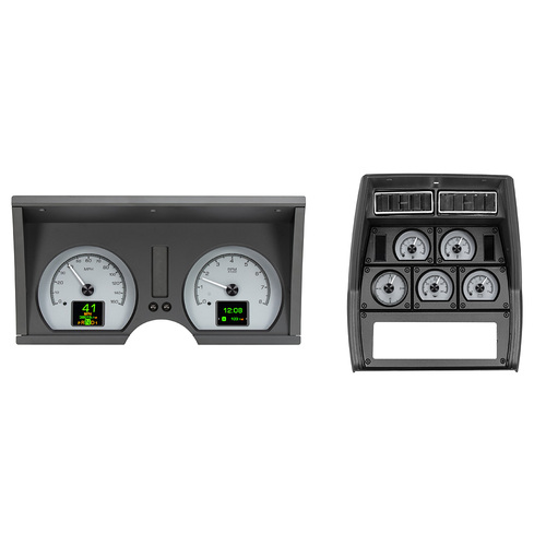 Dakota Digital Gauge Kit, Analog/Digital, Silver Background, Multicolour Display, 1978- 82 For Chevrolet Corvette, Kit