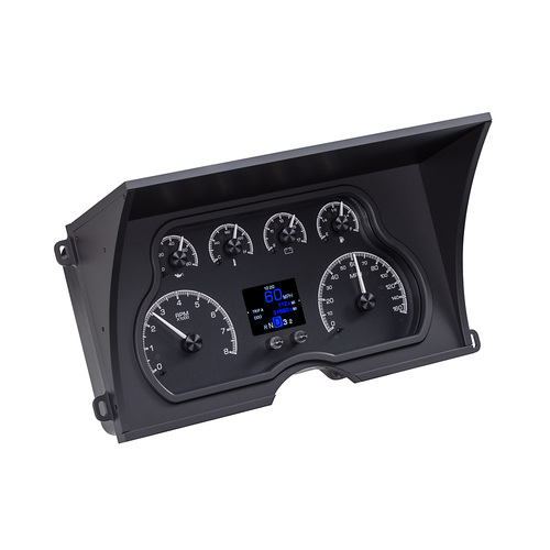 Dakota Digital Gauge Kit, Analog/Digital, Black Background, Multicolour Numbers, 1988- 94 For Chevrolet/ GMC Pickup, Kit