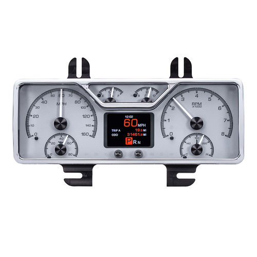 Dakota Digital Gauge, 1940 For Ford Car HDX Style Clock, Silver Face, Each