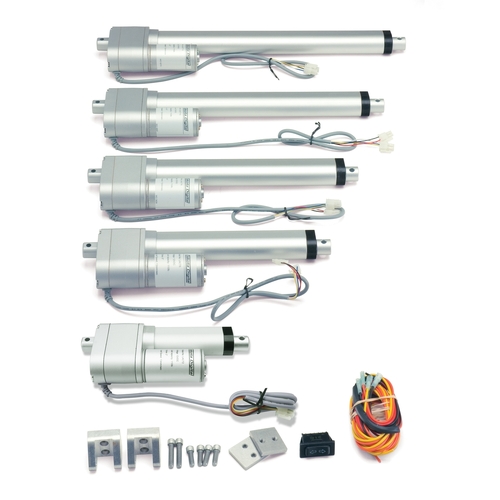 Dakota Digital Linear Actuator, Acme Screw Type, 5.00 amps, 110 lbs. Maximum Thrust, Aluminum, 21.5 in. Extended Length, Each