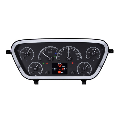 Dakota Digital Gauge, MDX System, 1953-55 Ford Pickup, Black Face, Custom