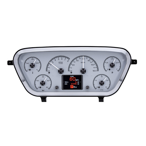 Dakota Digital Gauge, MDX System, 1953-55 Ford Pickup, Silver Face, Custom