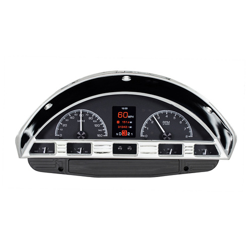 Dakota Digital Gauge, MDX System, 1956 Ford Pickup, Black Face, Custom