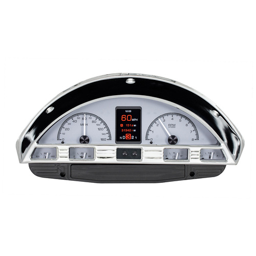 Dakota Digital Gauge, MDX System, 1956 Ford Pickup, Silver Face, Custom