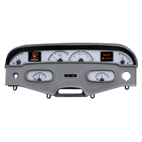 Dakota Digital Gauge, MDX System, 1958 Chevy Impala, Silver Face, Custom