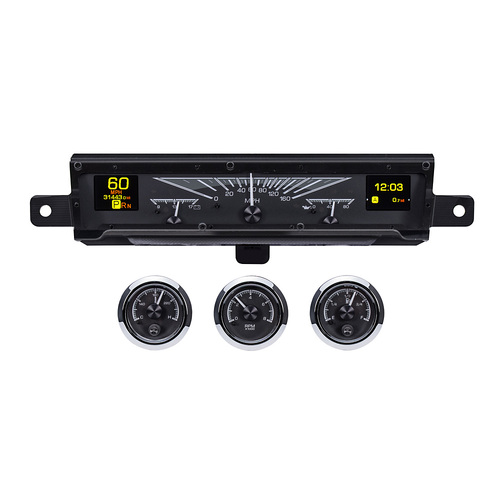 Dakota Digital Gauge, MDX System, 1961-62 Chevy Impala, Black Face, Custom