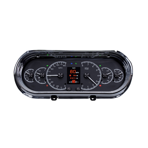 Dakota Digital Gauge, MDX System, 1963-65 Chevy Nova, Black Face, Custom