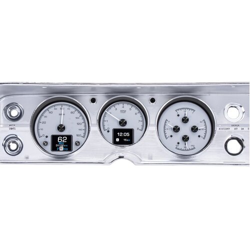 Dakota Digital Gauge, MDX System, 1964-65 Chevy Chevelle, Silver Face, Custom