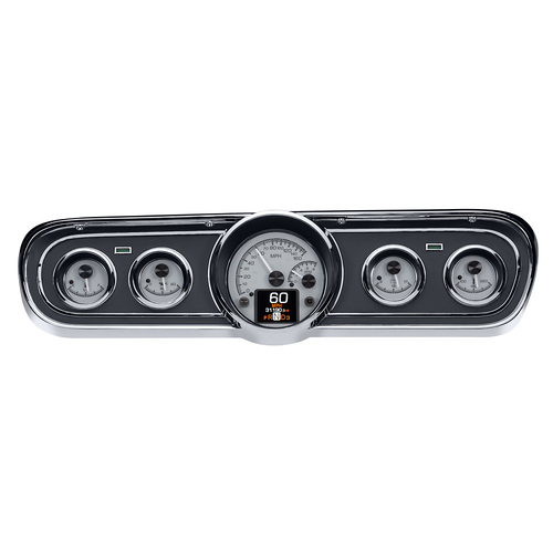 Dakota Digital Gauge, MDX System, 1965-66 Ford Mustang, Silver Face, Custom
