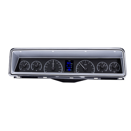 Dakota Digital Gauge, MDX System, 1966-67 Chevy Nova, Black Face, Custom