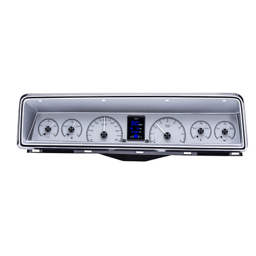 Dakota Digital Gauge, MDX System, 1966-67 Chevy Nova, Silver Face, Custom