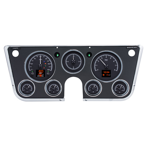 Dakota Digital Gauge, MDX System, 1967-72 Chevy/GMC Pickup, Black Face, Custom