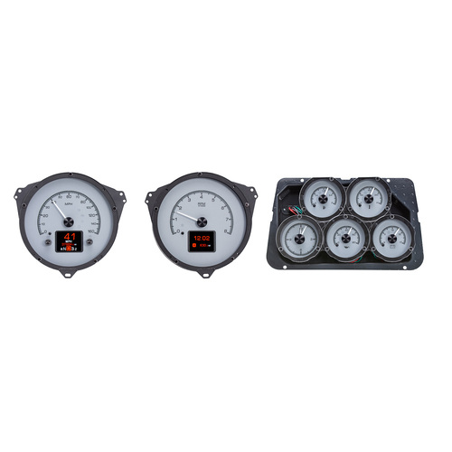 Dakota Digital Gauge, MDX System, 1968-77 Chevy Corvette, Silver Face, Custom