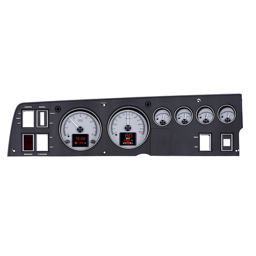 Dakota Digital Gauge, MDX System, 1968-70 Dodge Charger/ B-Body, Silver Face, Custom