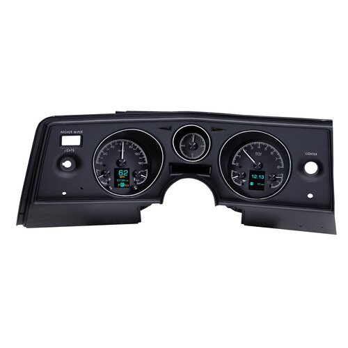 Dakota Digital Gauge, MDX System, 1969 Chevy Chevelle, Black Face, Custom