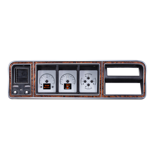 Dakota Digital Gauge, MDX System, 1973-79 Ford Pickup, Silver Face, Custom