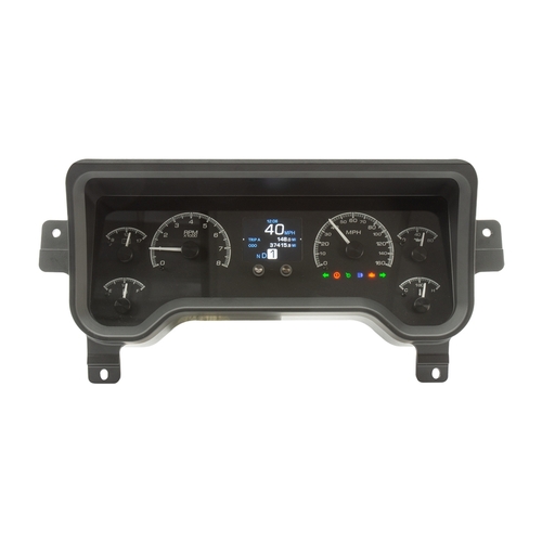 Dakota Digital Gauge, MDX System, 1996-03 Jeep Wrangler, Black Face, Custom