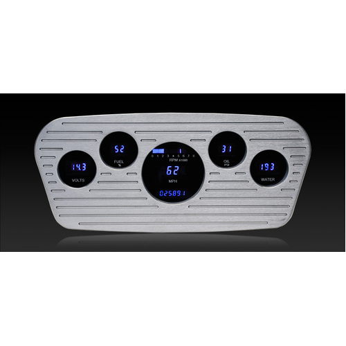 Dakota Digital Gauge, Instrument System, 32 Chevrolet MFD system w/Blue and Teal Lenses, Custom