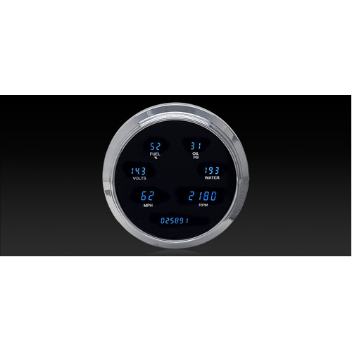 Dakota Digital Gauge, Instrument System, 49-50 Ford MFD - Teal, Custom