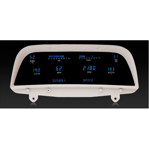 Dakota Digital Gauge, Instrument System, 54 Mercury MFD3 Instrumentation system w/Blue and Teal Lenses, Custom