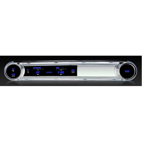 Dakota Digital Gauge, Instrument System, 65 Impala/Caprice w/Blue and Teal Lenses, Custom