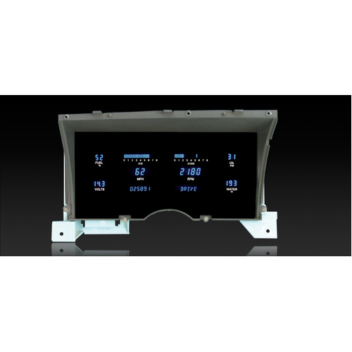 Dakota Digital Gauge, Instrument System, 86-93 Chevy S-10 w/Blue and Teal Lenses, Custom