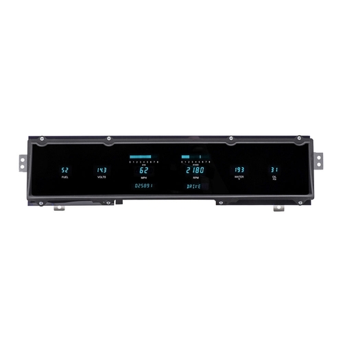 Dakota Digital Gauge, Instrument System, 94-96 Caprice/94-95 Impala SS w/Blue and Teal Lenses, Custom