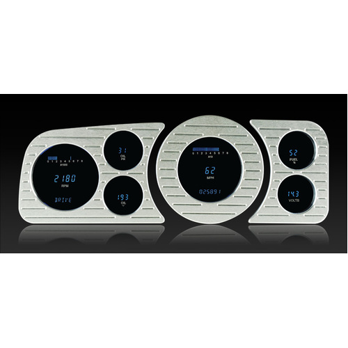 Dakota Digital Gauge, Instrument System, 58-77 VW Beetle MFD3 w/Blue and Teal Lenses, Custom