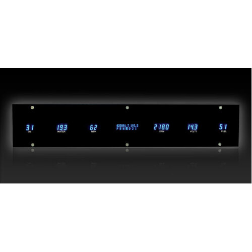 Dakota Digital Gauge, Instrument System, MFD3X-1002 (no bezel) w/Blue and Teal Lenses, Custom