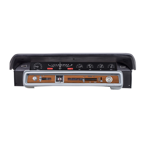 Dakota Digital Gauge, MDX System, 1965-66 Ford Galaxie, Black Alloy Style Face, Red Display, Custom