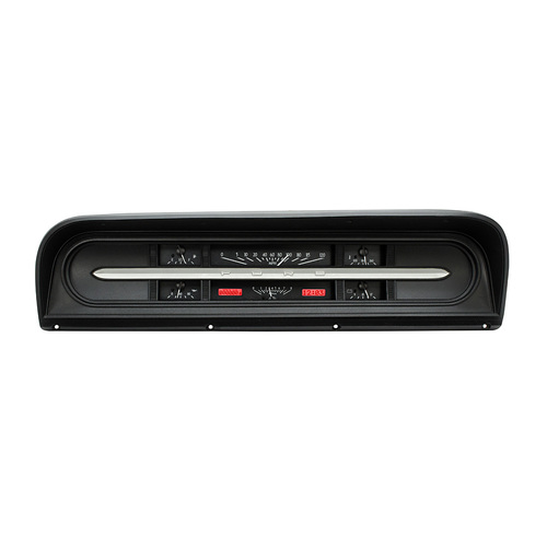 Dakota Digital Gauge, MDX System, 1967-72 Ford Pickup, Black Alloy Style Face, Red Display, Custom