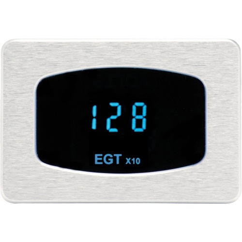 Dakota Digital Gauge, Odyssey Series I, Exhaust Gas Temperature, Digital, 65- 955 C, Chrome Bezel, Blue Display, Each