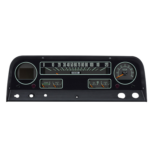 Dakota Digital Gauge Kit, Direct Fit, 1964- 66 For Chevrolet Pickup, Analog/Digital, Black Background, Multicolor Illuminated Display, Kit