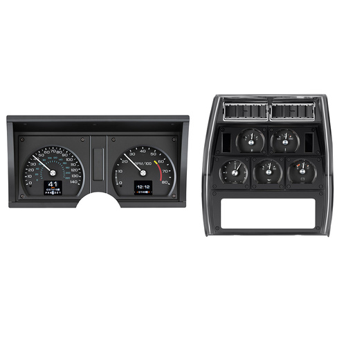 Dakota Digital Gauge Kit, Direct Fit, 1978- 82 For Chevrolet Corvette, Analog/Digital, Black Background, Multicolor Illuminated Display, Kit
