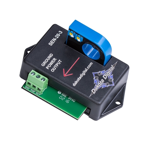 Dakota Digital Sending Unit, 0-250 Amp Current Range, Ion, 0.625 in. Diameter, Odyssey II, Solarix, Each