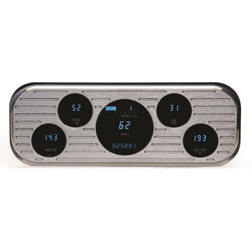 Dakota Digital Gauge Panel, Series III, Blue/Teal Display, 1937-38 For Chevrolet, Each