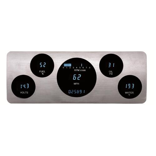 Dakota Digital Gauge Panel, Series III, Blue/Teal Display, 1940- 46 For Chevrolet/ GMC Pickup, Each