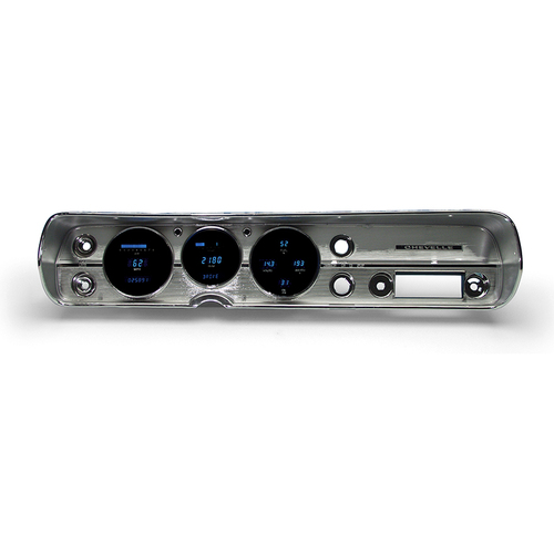 Dakota Digital Gauge Panel, Series III, Blue Display, 1964- 65 For Chevrolet For Chevelle/ El Camino, Each