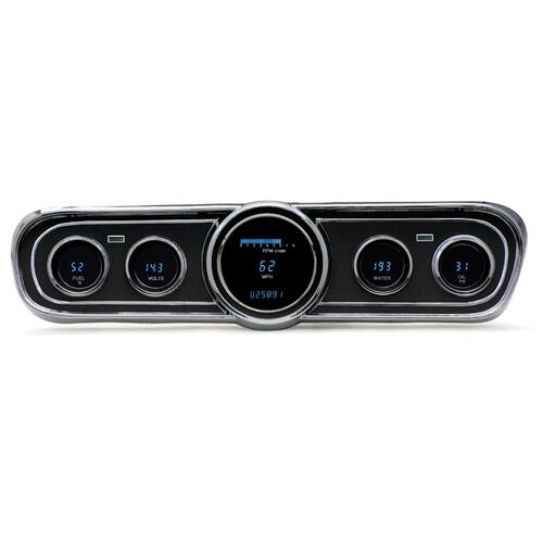 Dakota Digital Gauge Panel, Series III, Blue/Teal Display, 1965- 66 For Ford For Mustang, Each