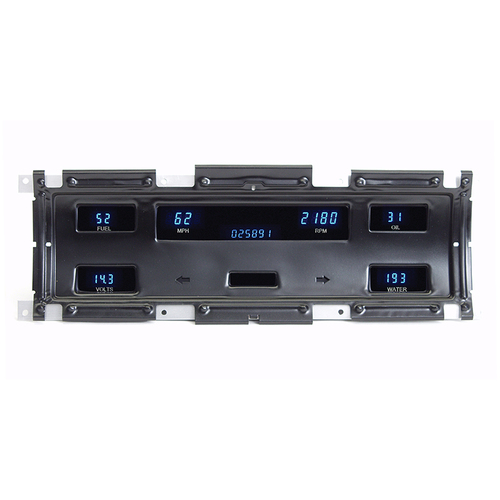Dakota Digital Gauge Panel, Series III, Blue/Teal Display, 1967- 72 For Ford Pickup, Each